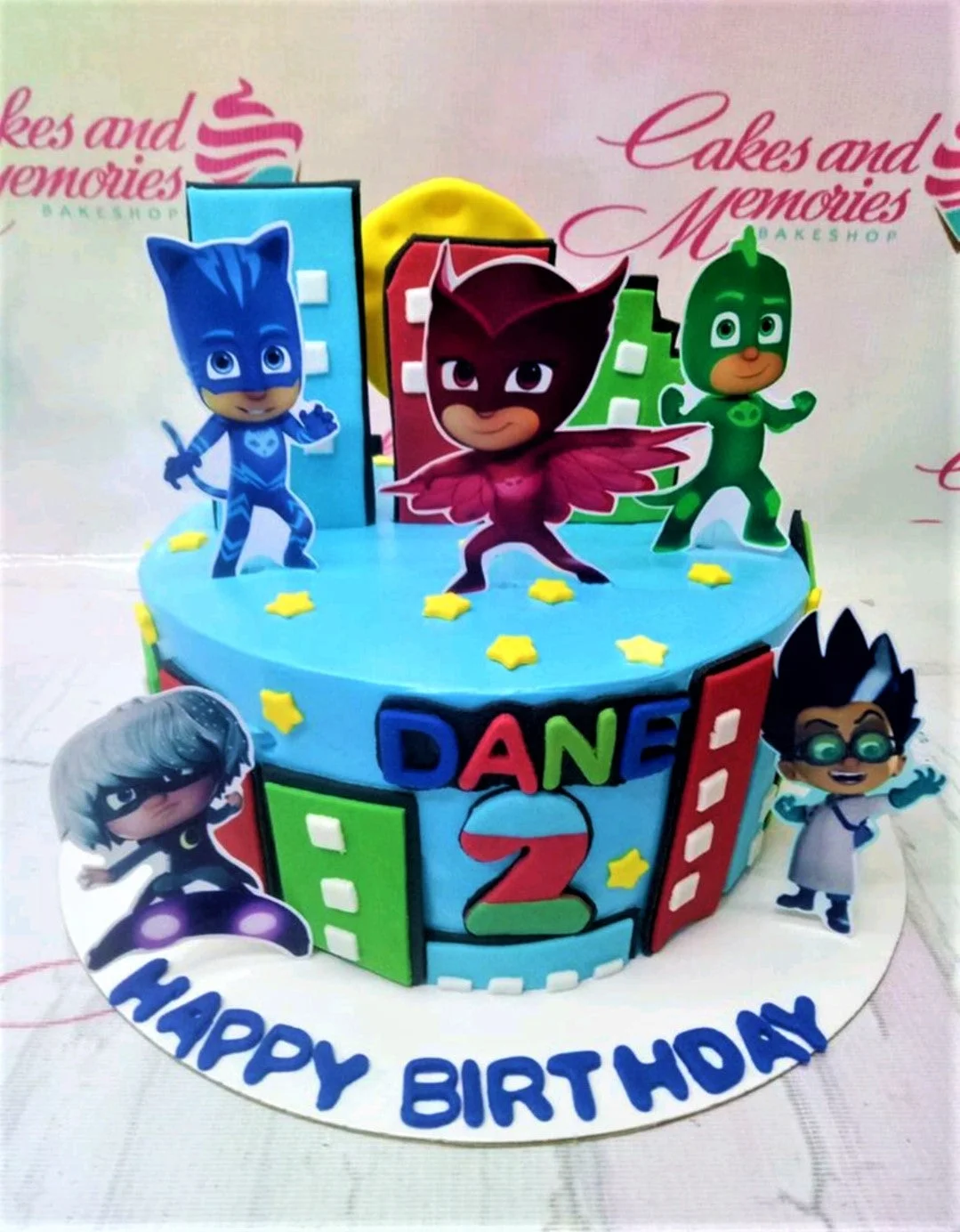 Pj Masks Diana And Roma Cake Design