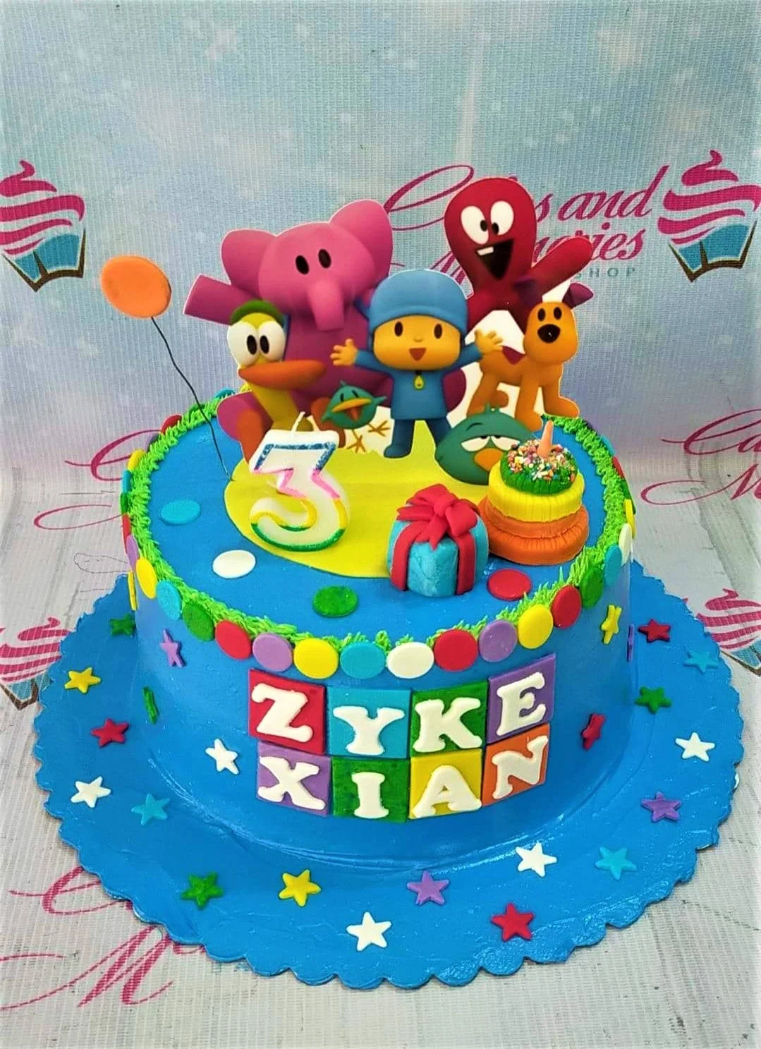 Pocoyo Cake