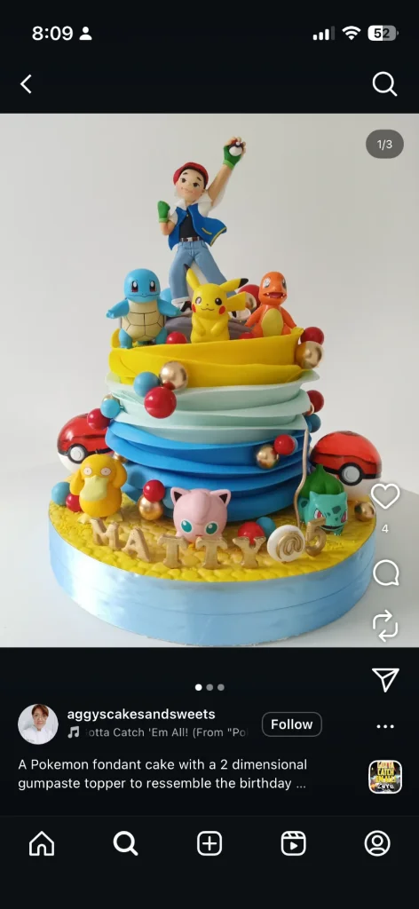 Pokemon Cake