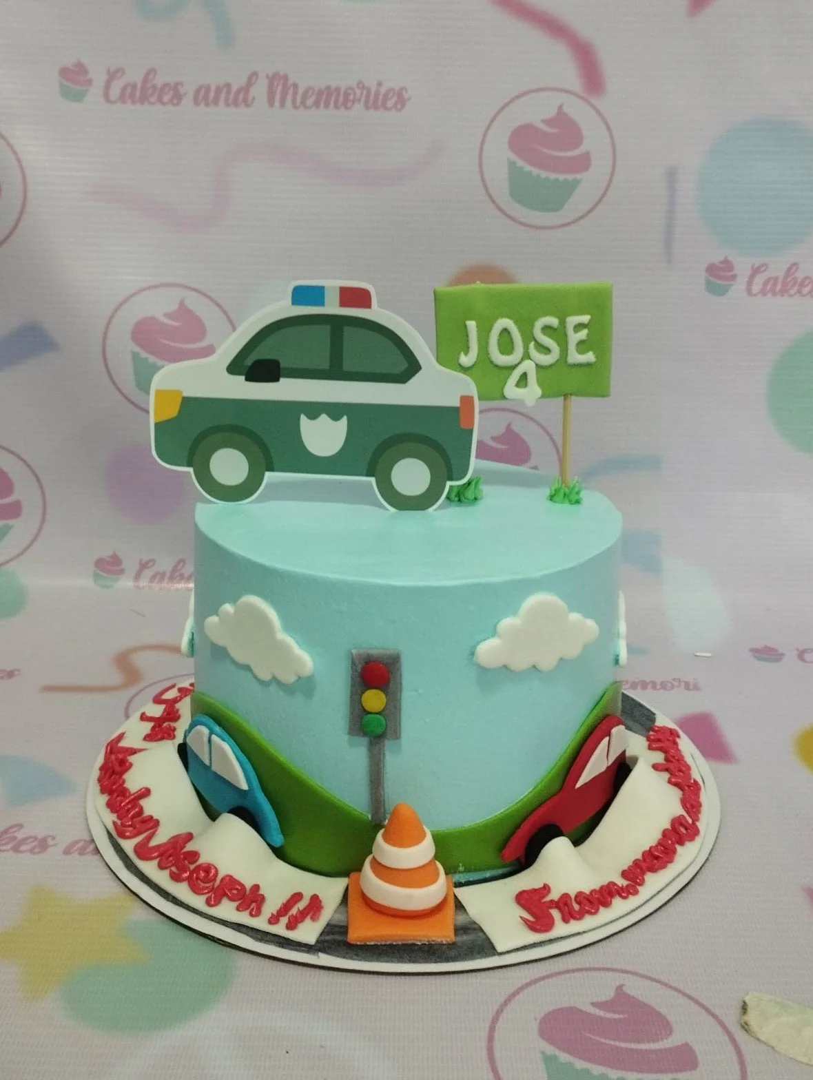 Police Car Cake