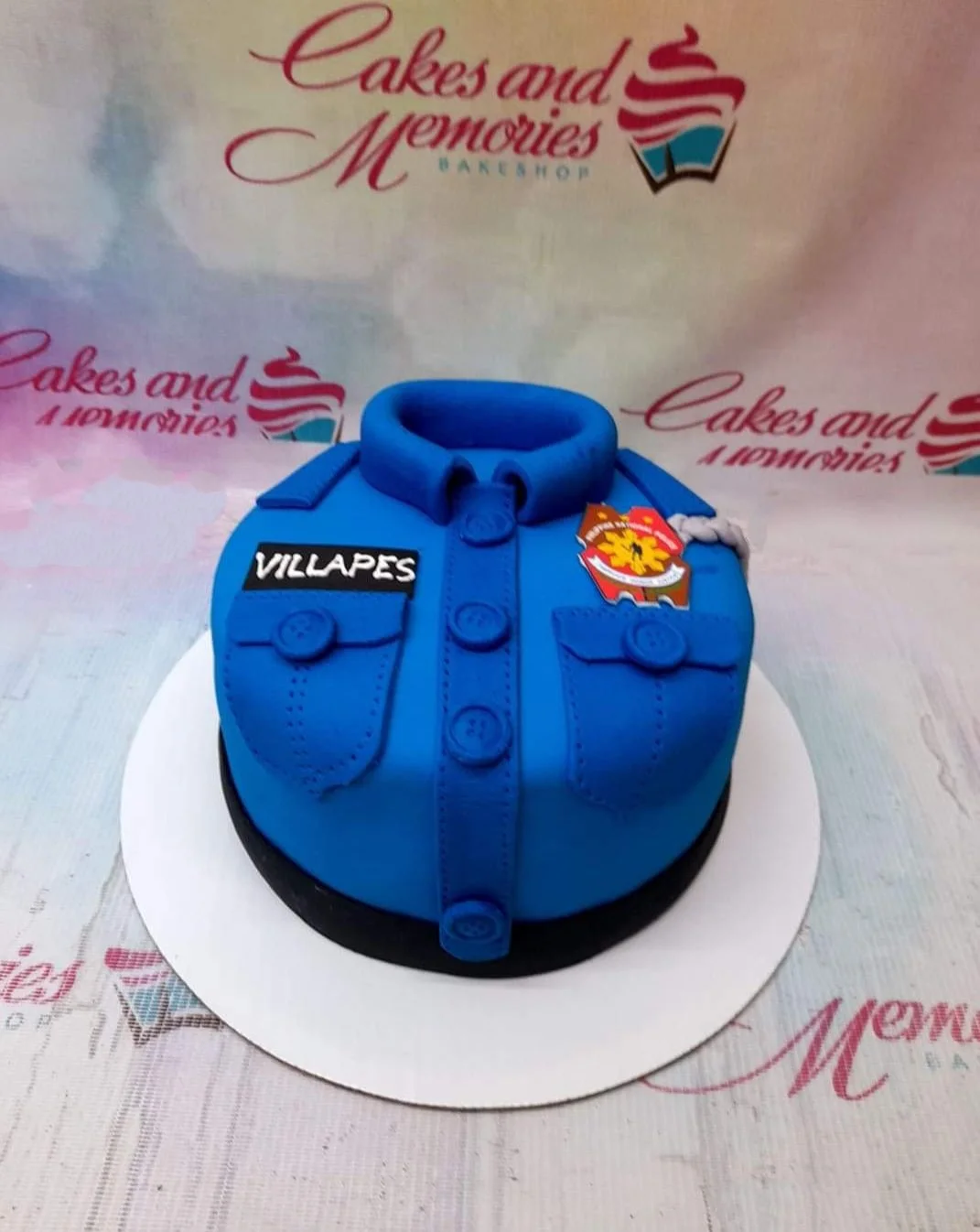 Police Uniform Pilot Uniform Cake Design