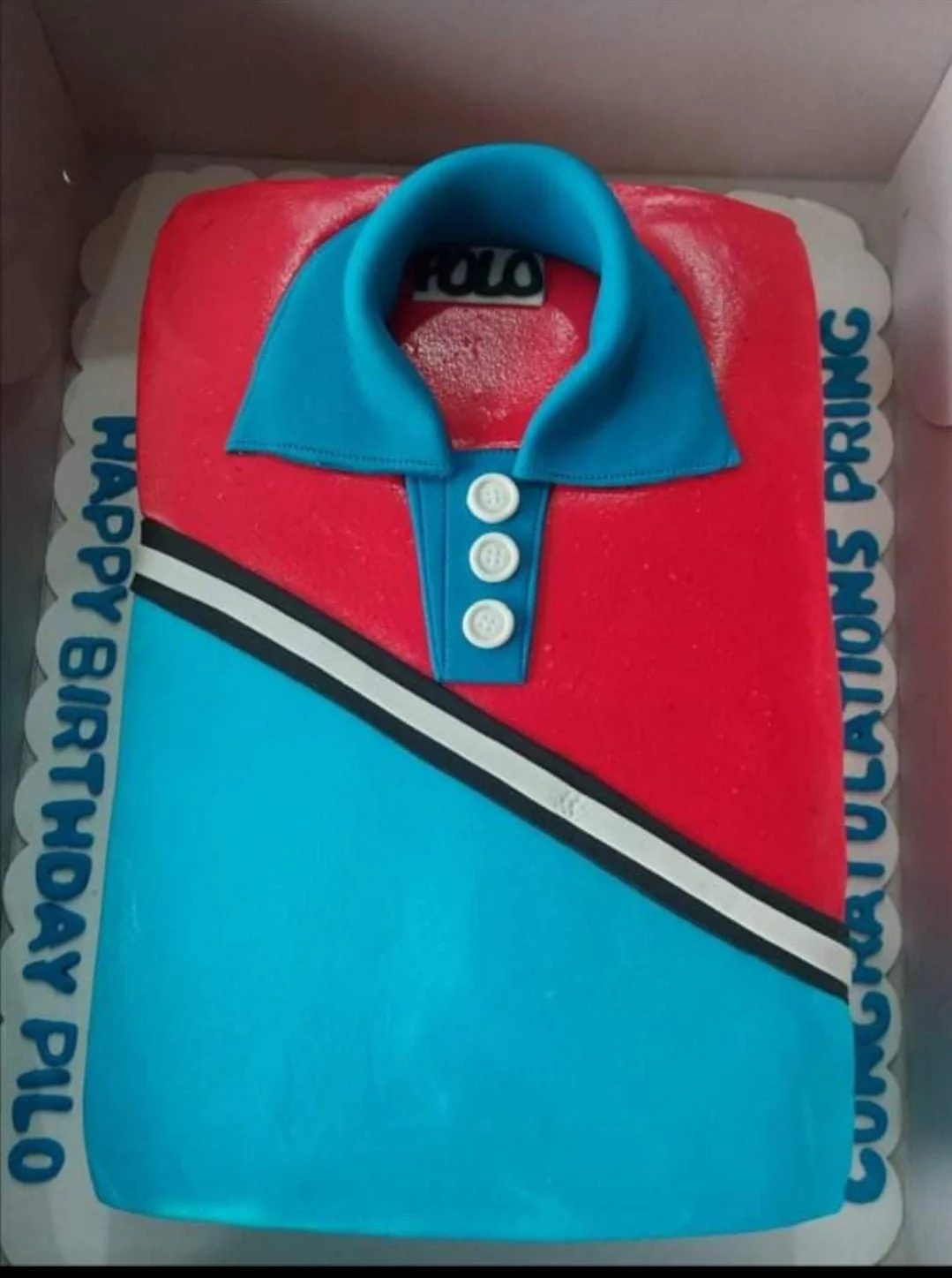 Polo Shirt Cake