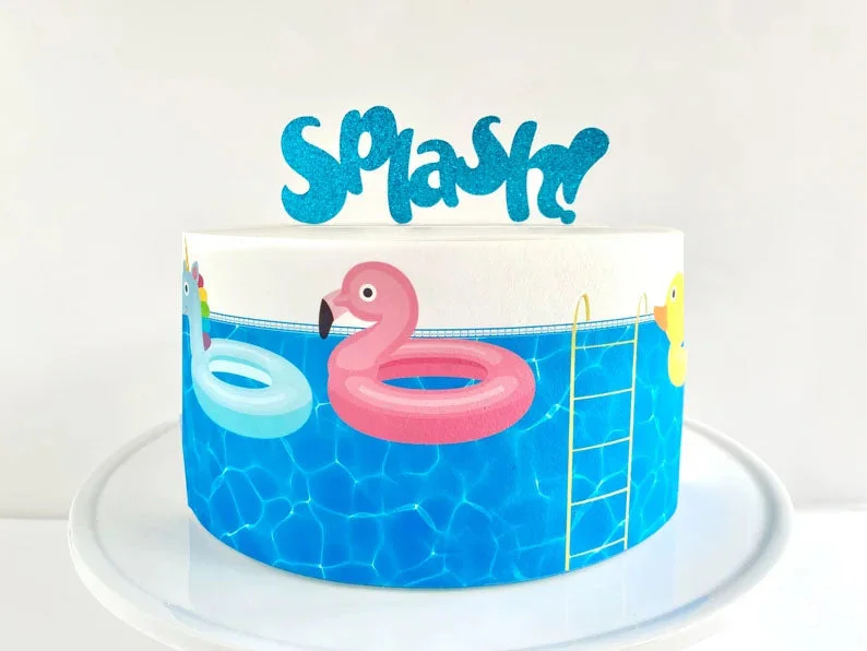 Pool Party Cake