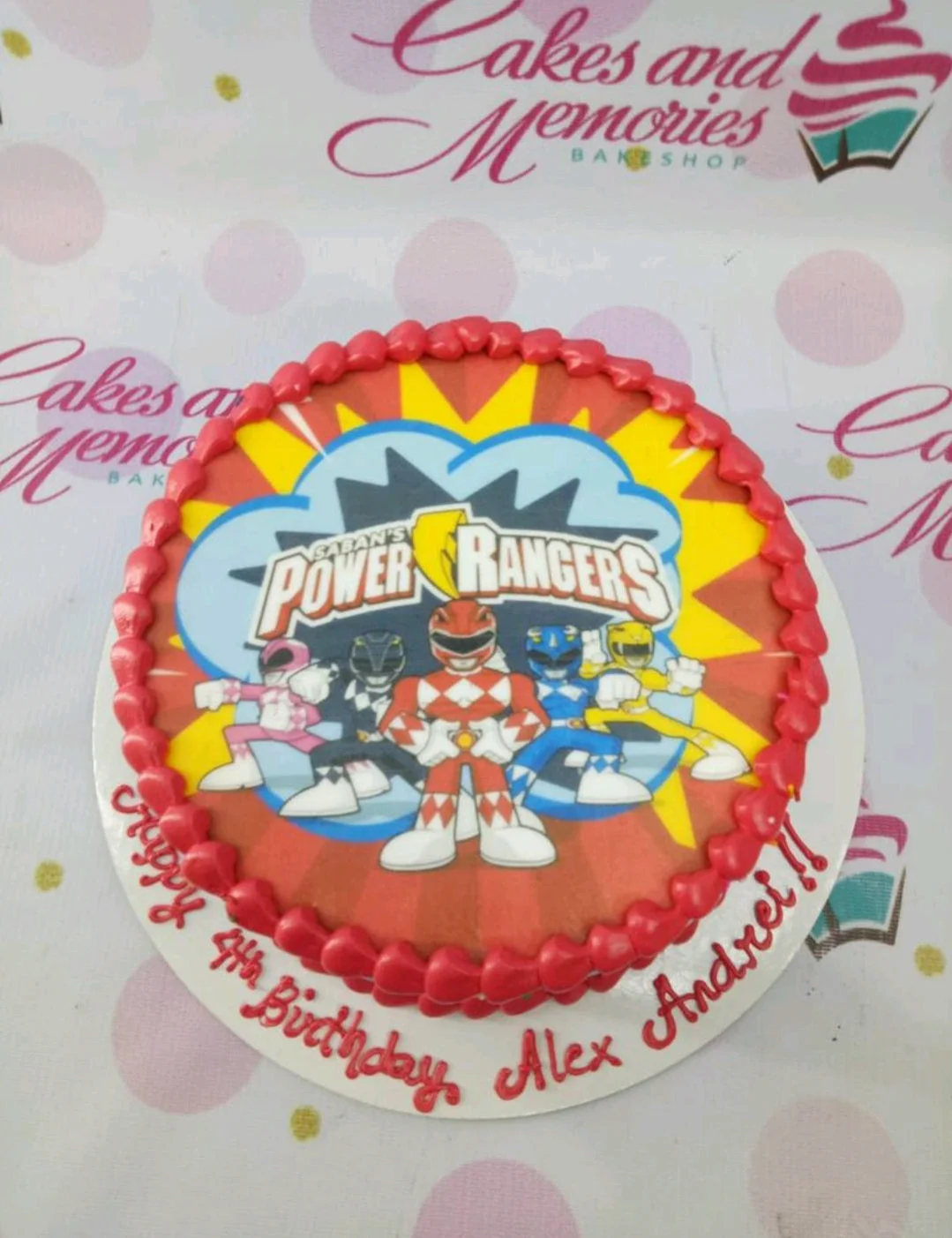 Power Rangers Cake