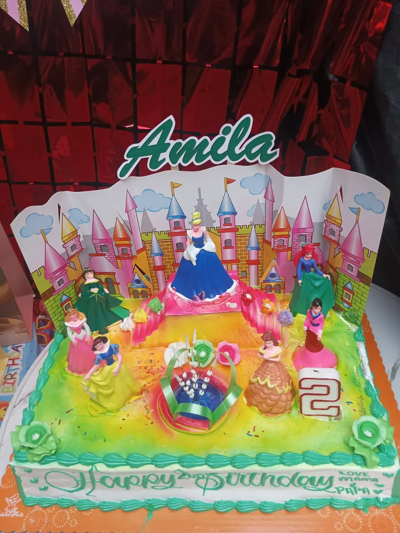 Princess Castle Cake