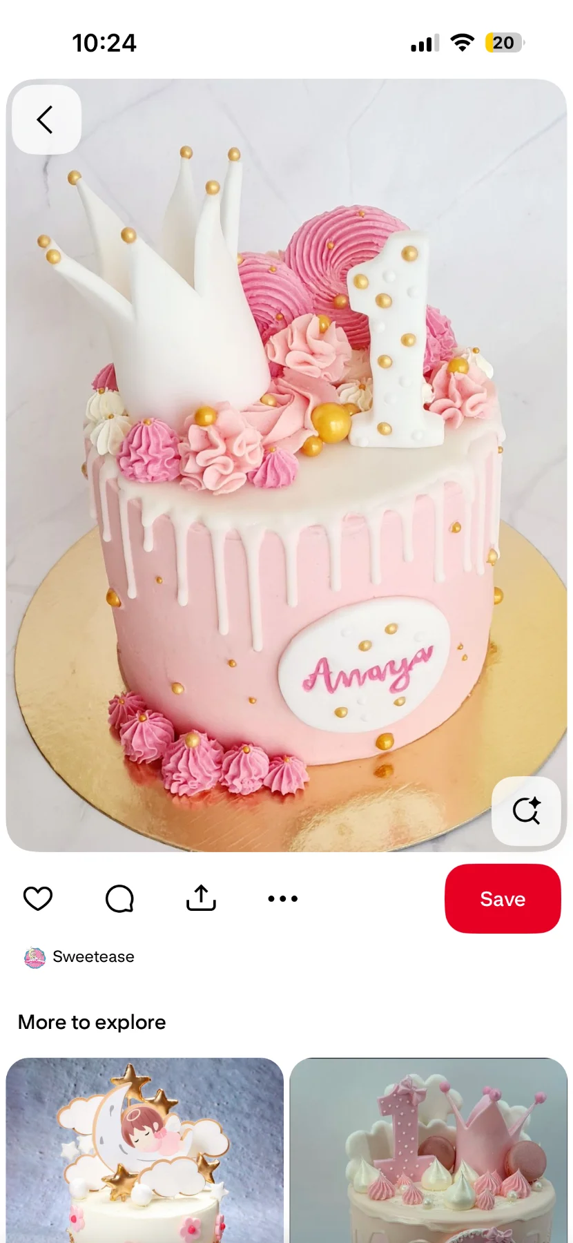 Princess Crown Cake