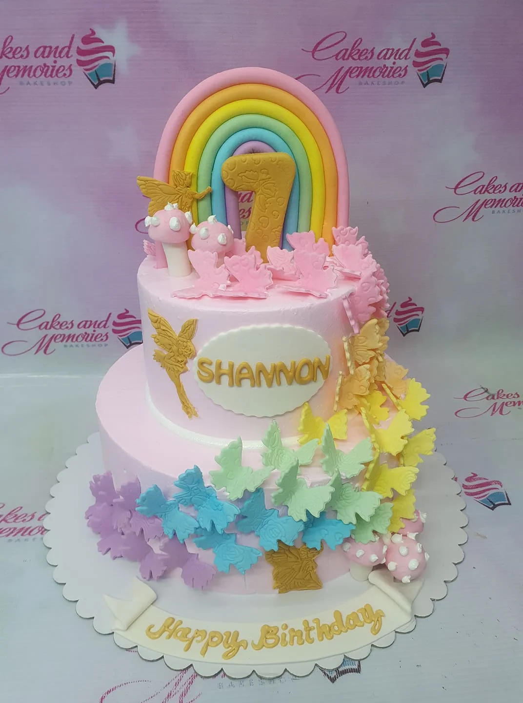 Rainbow Fairy Rainbow Friends Cake Design