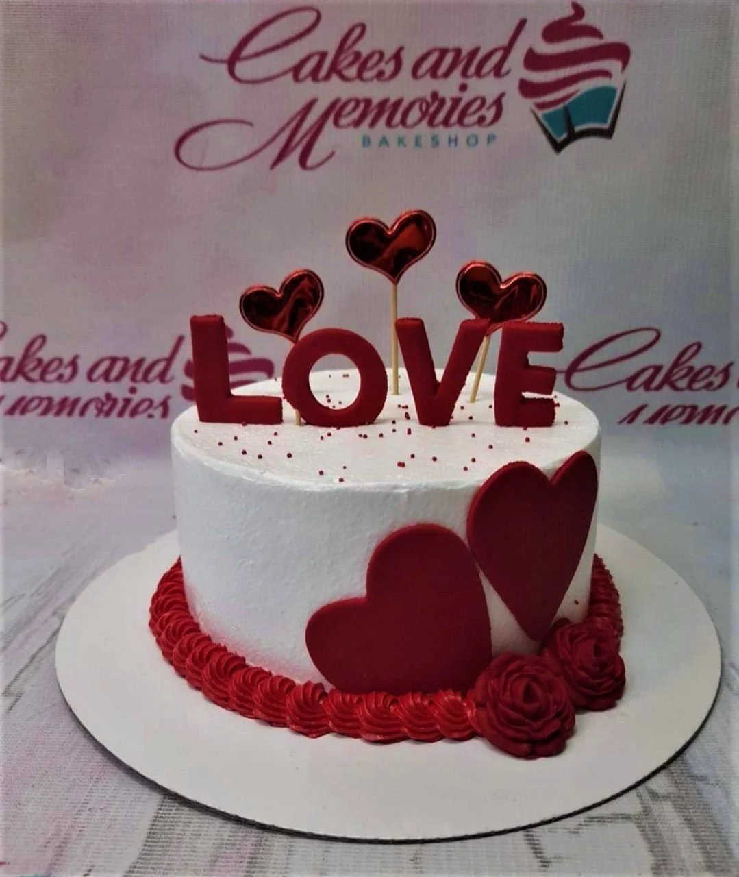 Red Love Cake