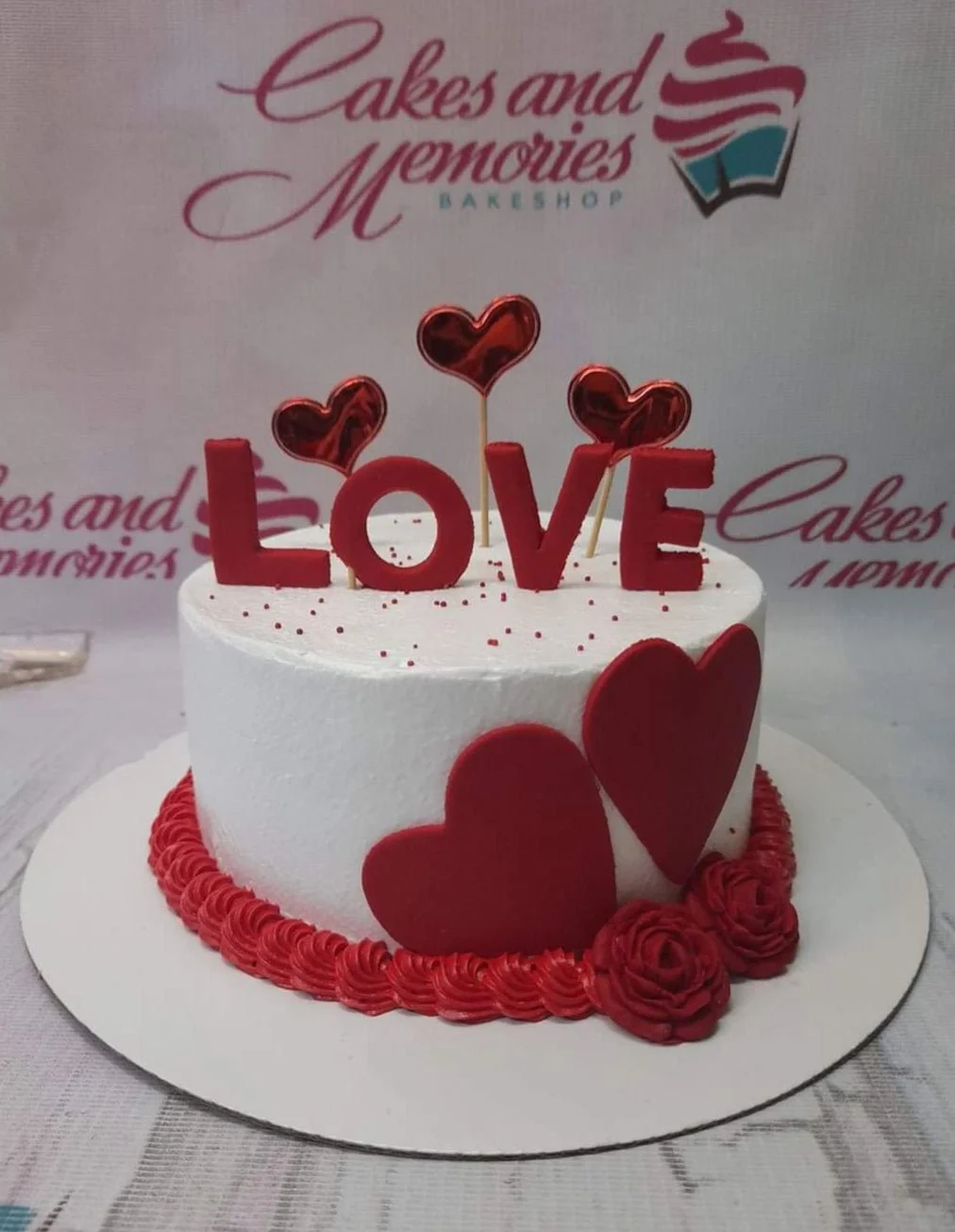 Red Love Cake