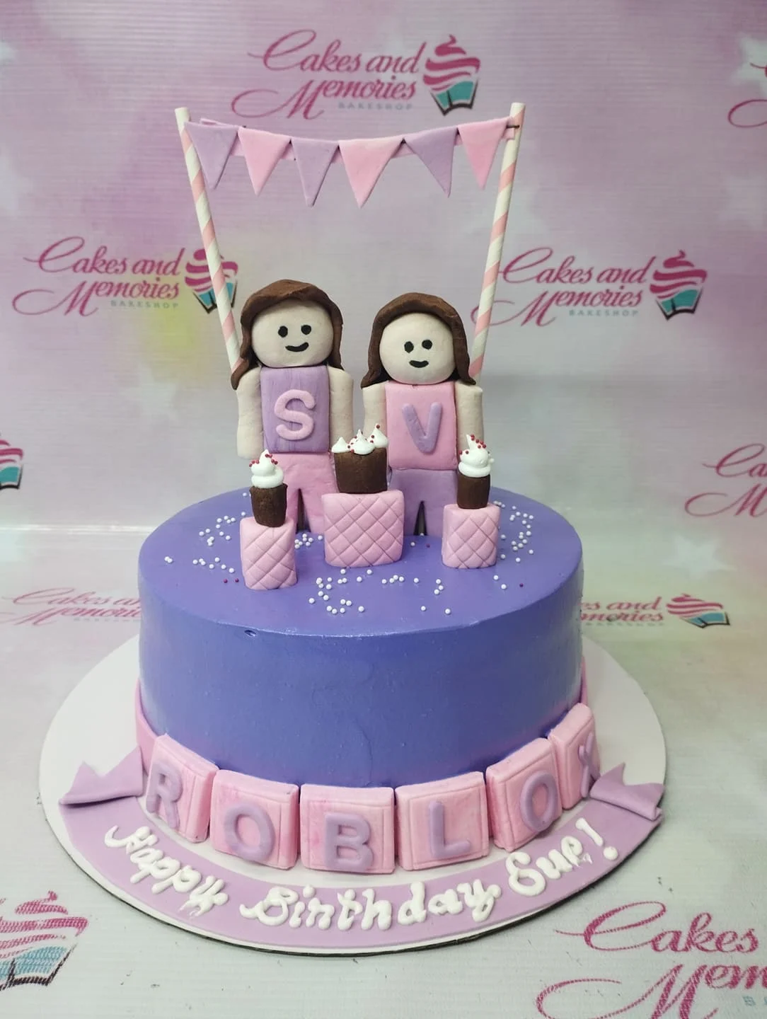 Roblox Number Blocks Cake Design