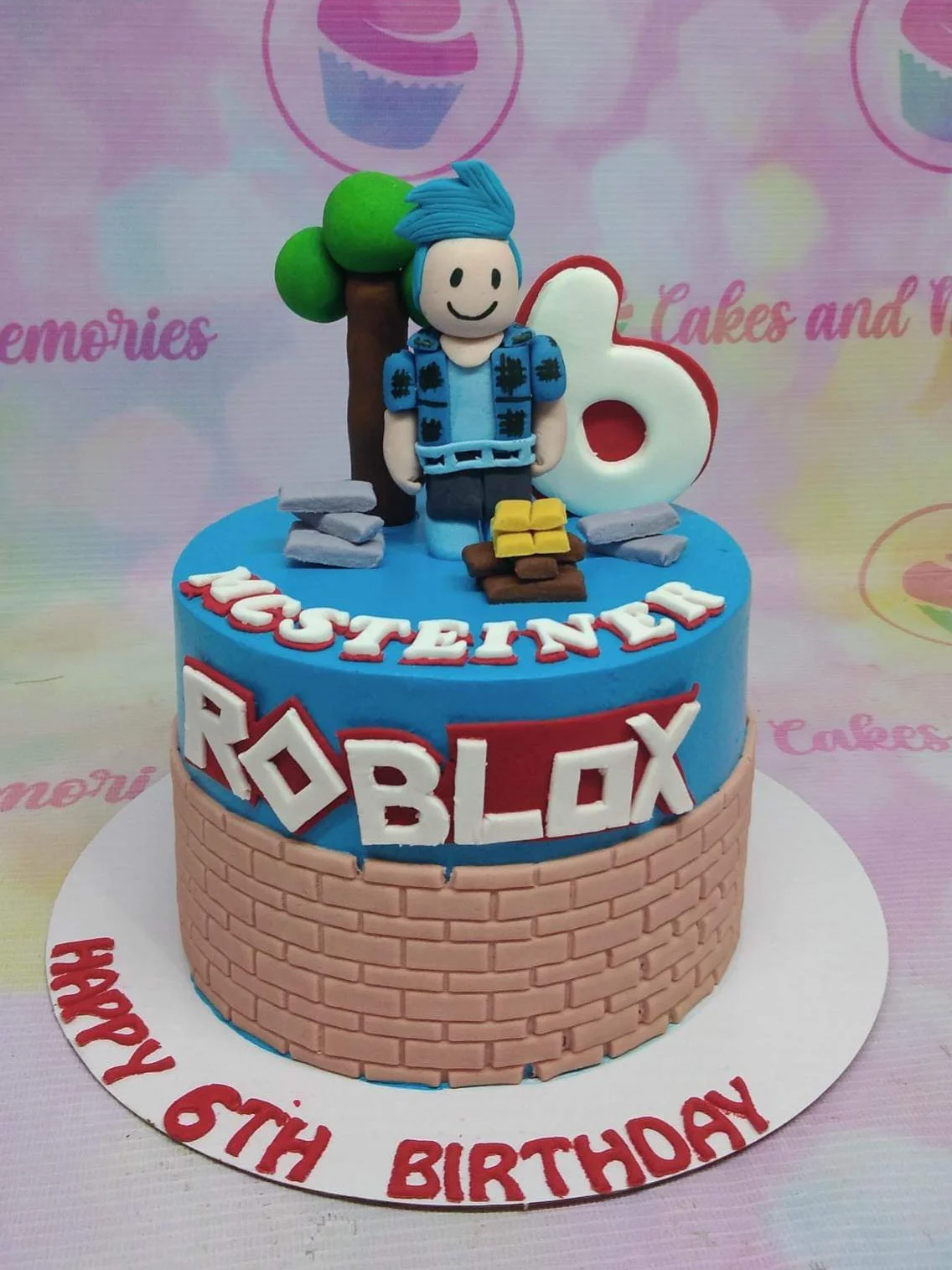 Roblox Baseball Cake Design