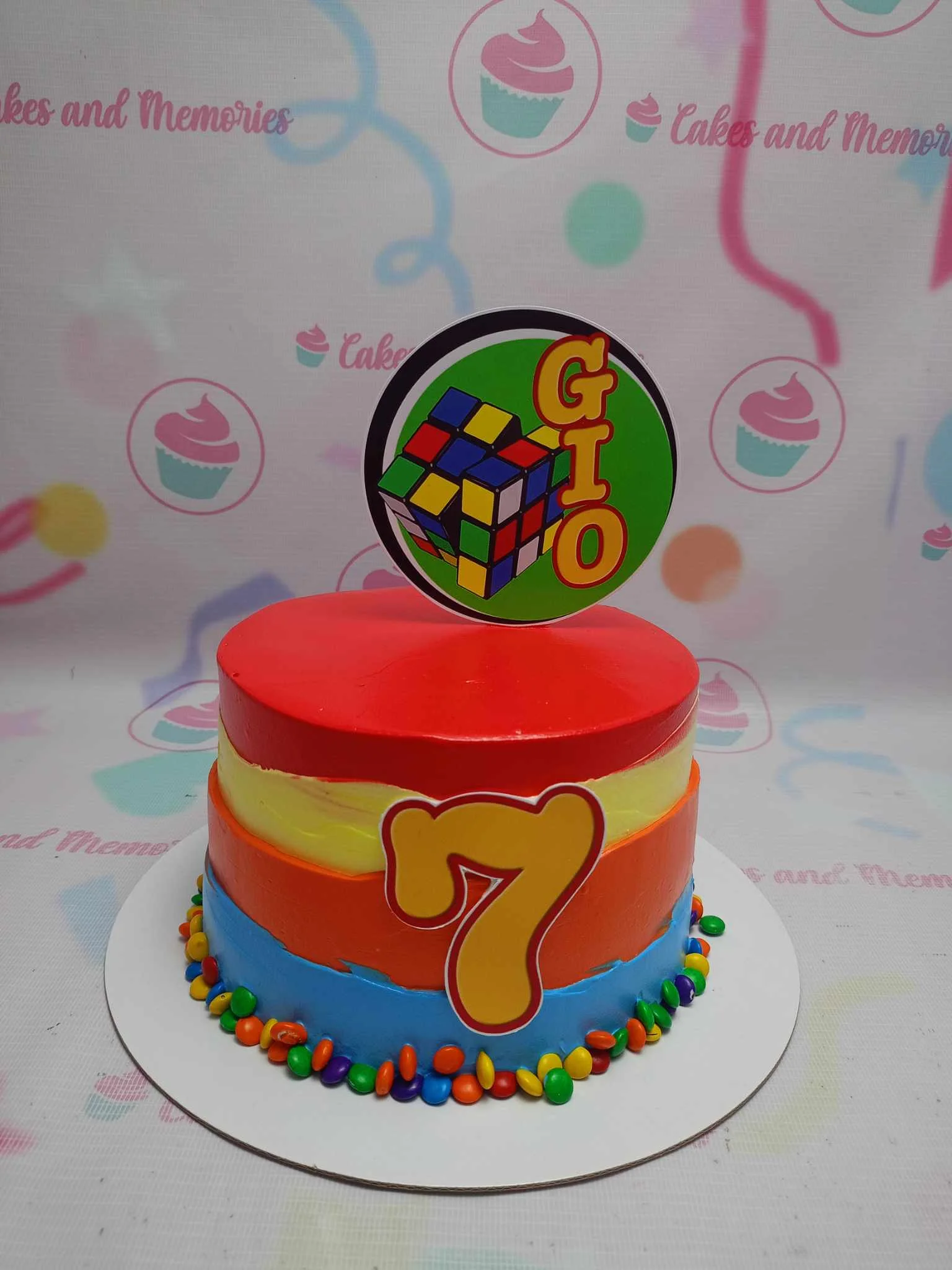 Rubik's Cube Rubiks Cube Cake Design