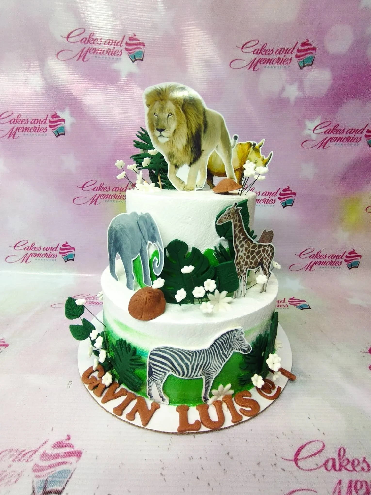 Safari Animal Cake Safari Animal Cake