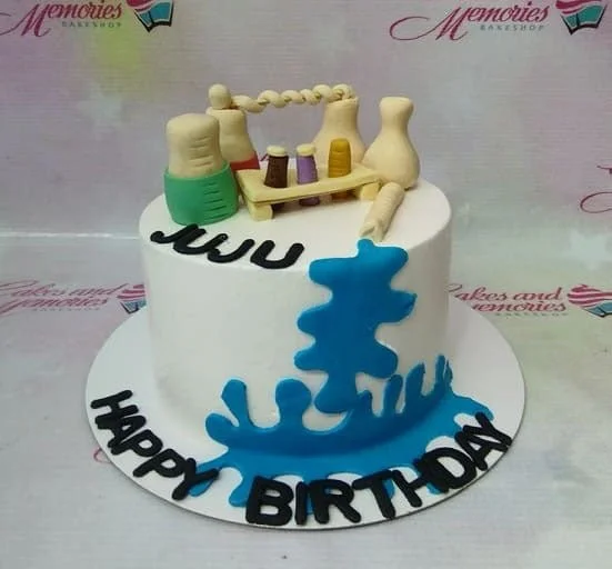 Science Lab Cake
