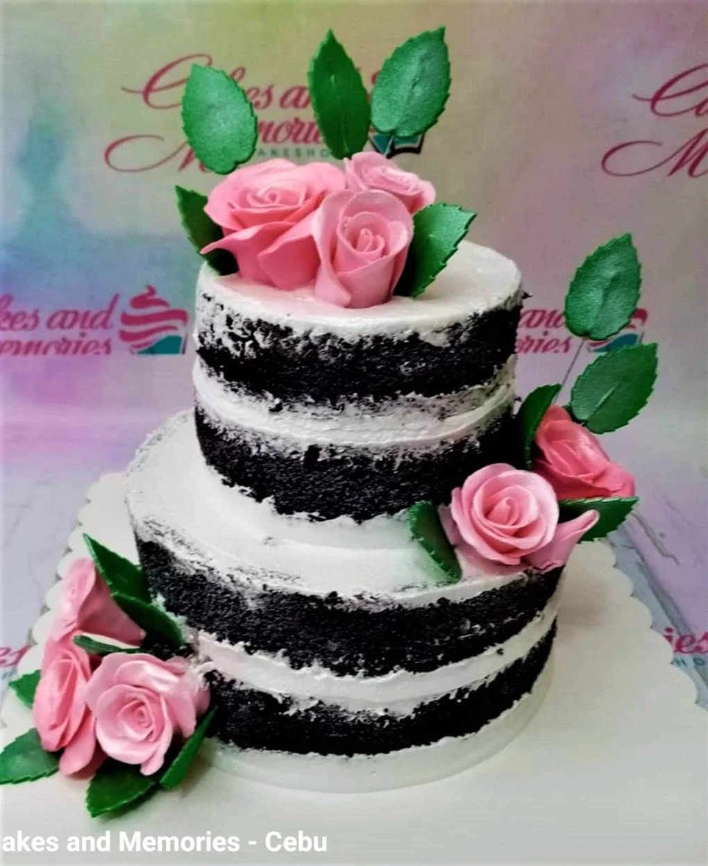 Semi-naked Floral Cake