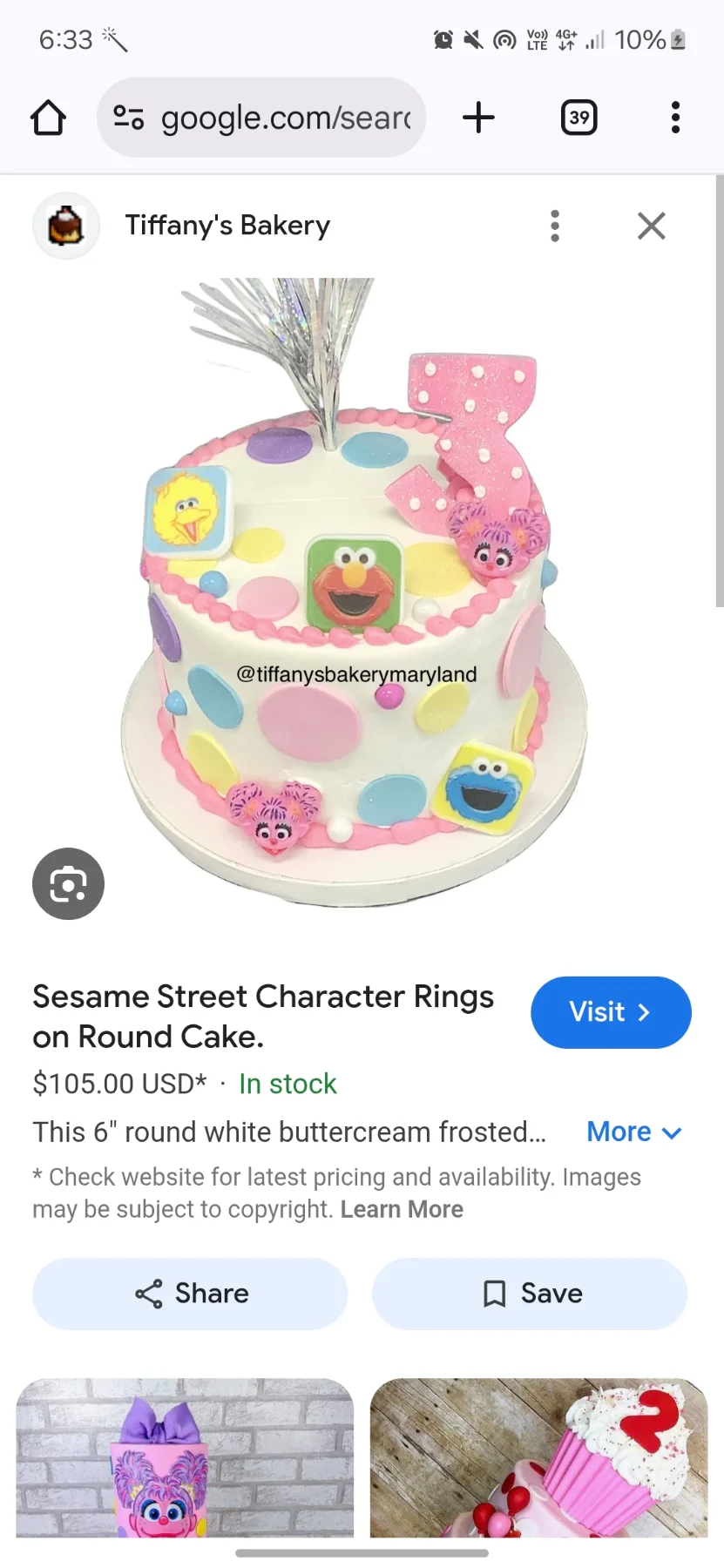 Sesame Street Cake