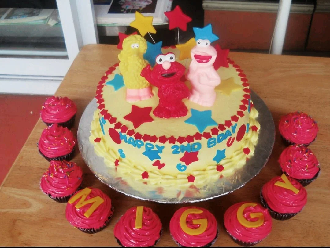 Sesame Street Cookie Monster Cake Design