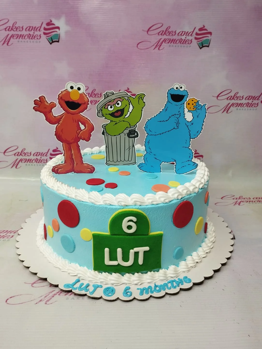 Sesame Street Cookie Monster Cake Design