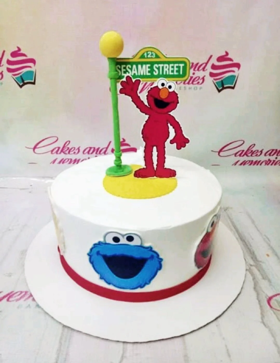 Sesame Street Cookie Monster Cake Design