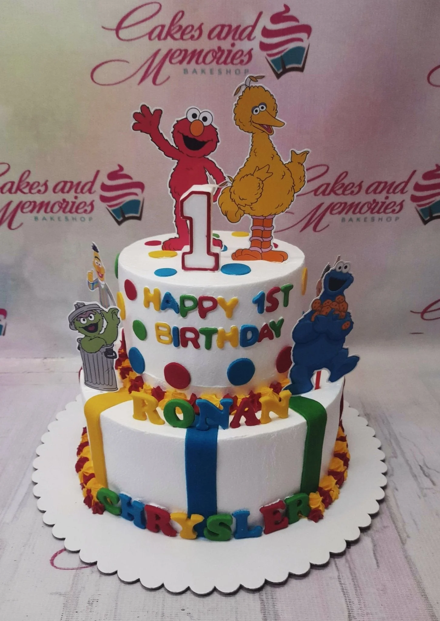 Sesame Street Cookie Monster Cake Design