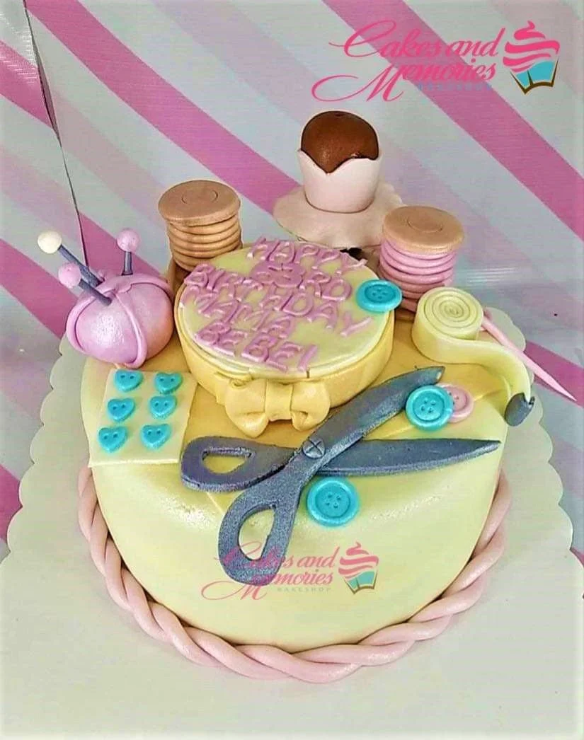 Sewing Birthday Cake