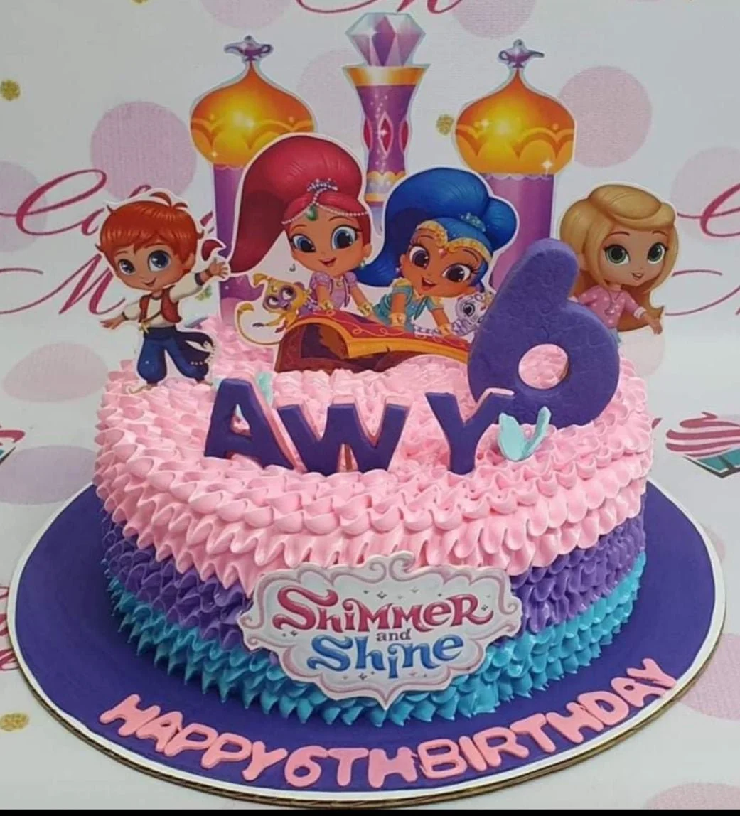 Shimmer And Shine Sunshine Cake Design