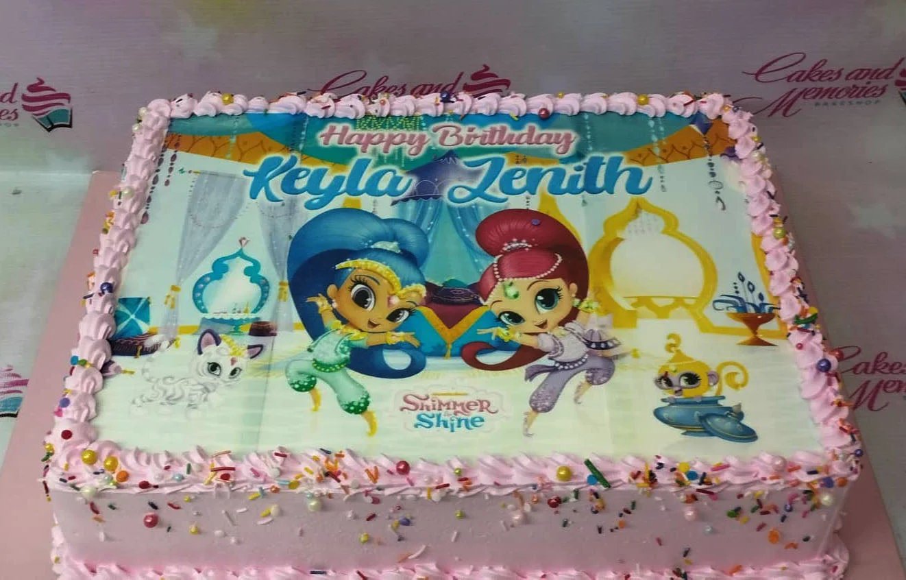 Shimmer And Shine Sunshine Cake Design