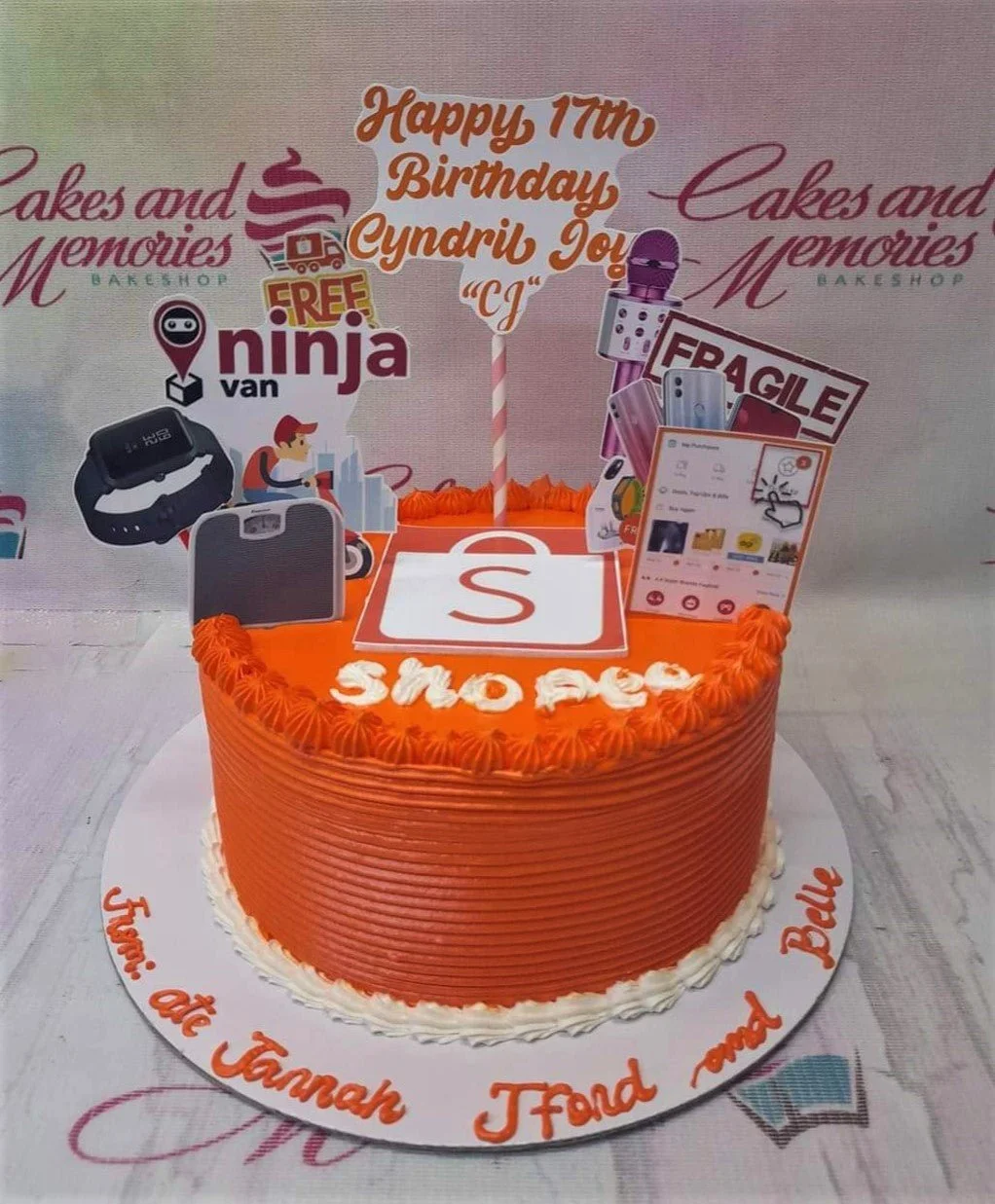 Shopee Ninja Van Cake