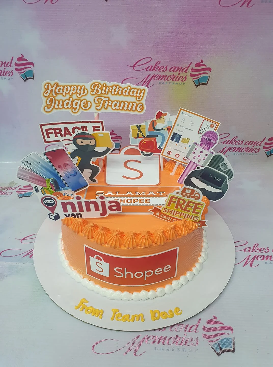Shopee Ninja Cake Design