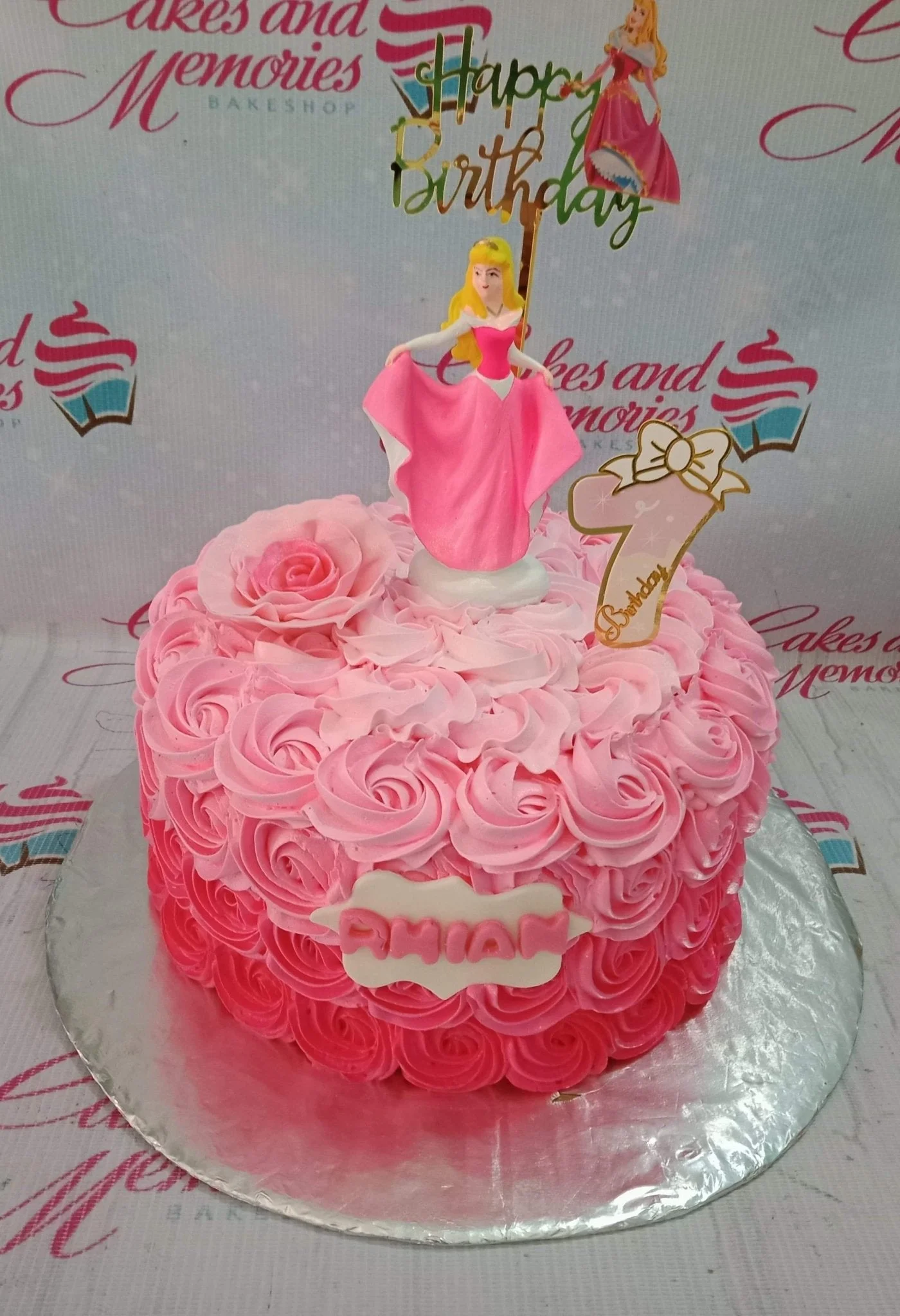 Sleeping Beauty Aurora Cake Design