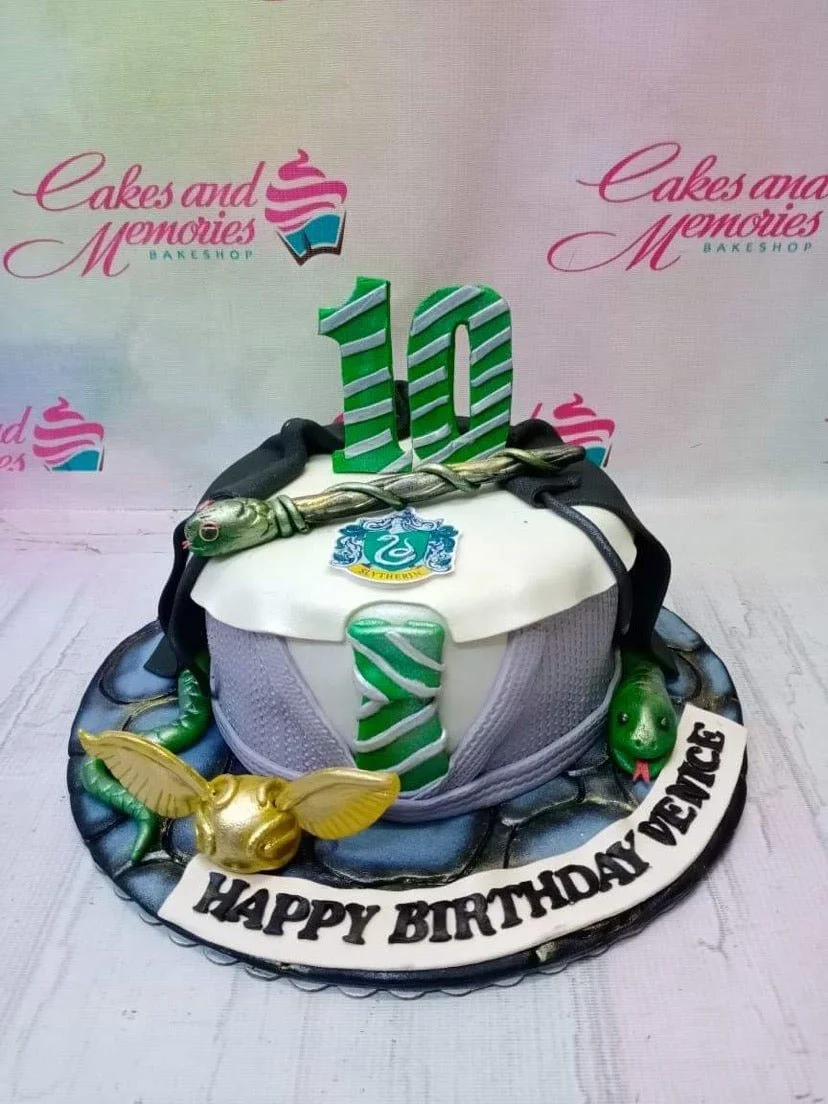 Slytherin Harry Potter Cake
