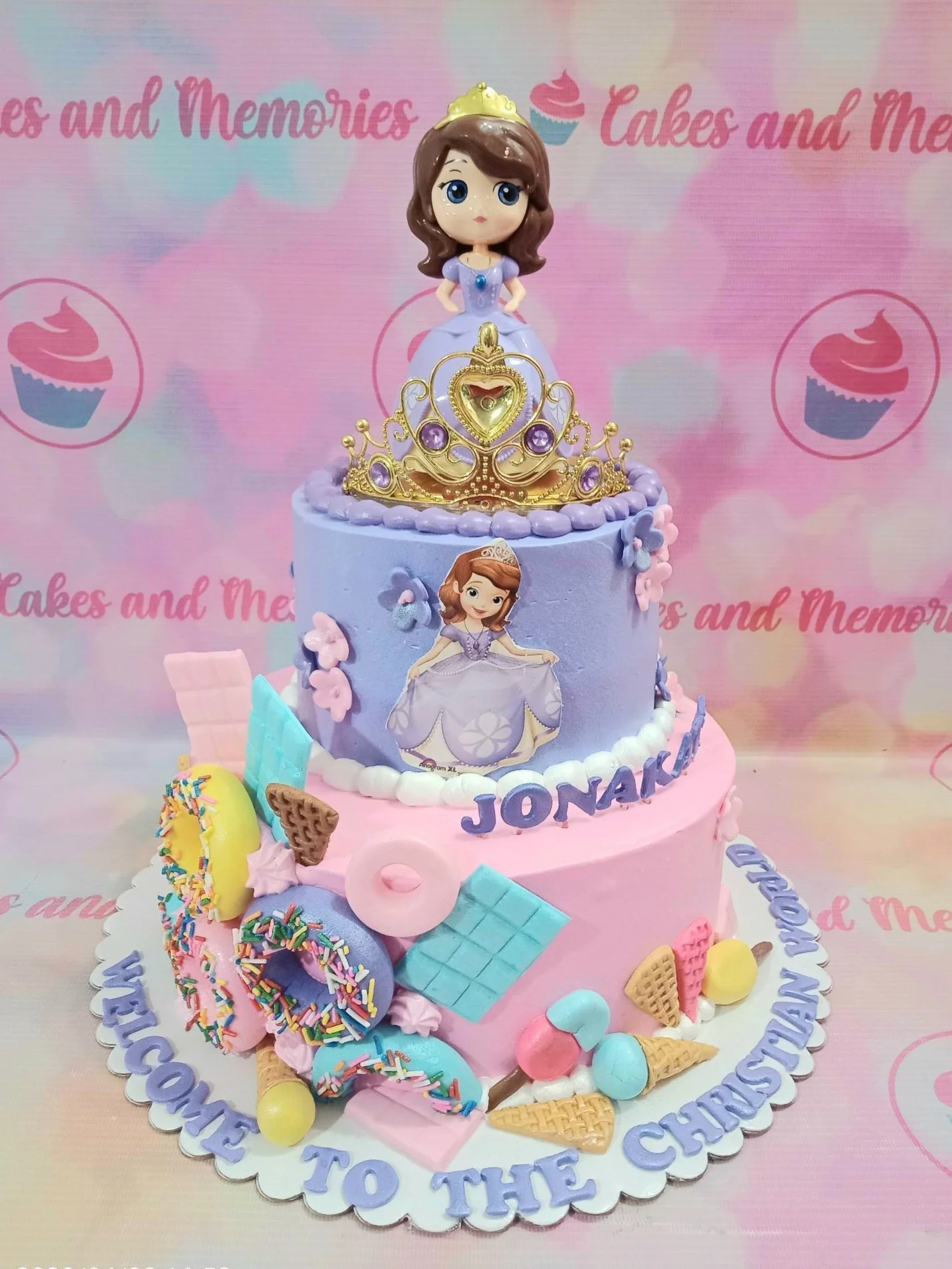 Sofia The First The Flash Cake Design