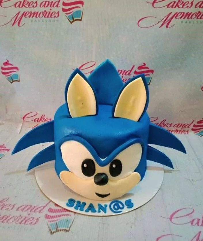 Sonic The Hedgehog Video Game Cake Design