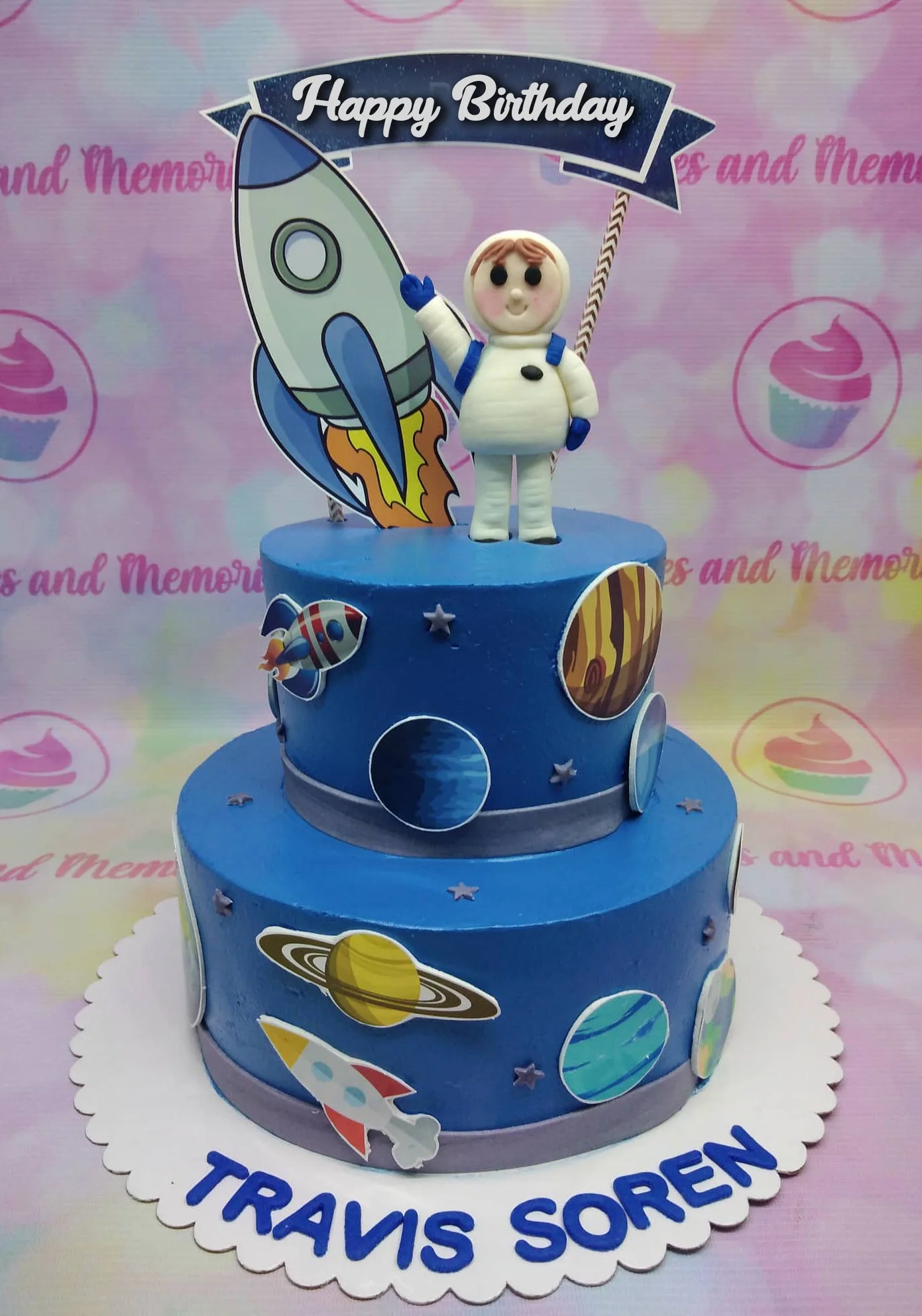 Space Astronaut Space Jam Cake Design
