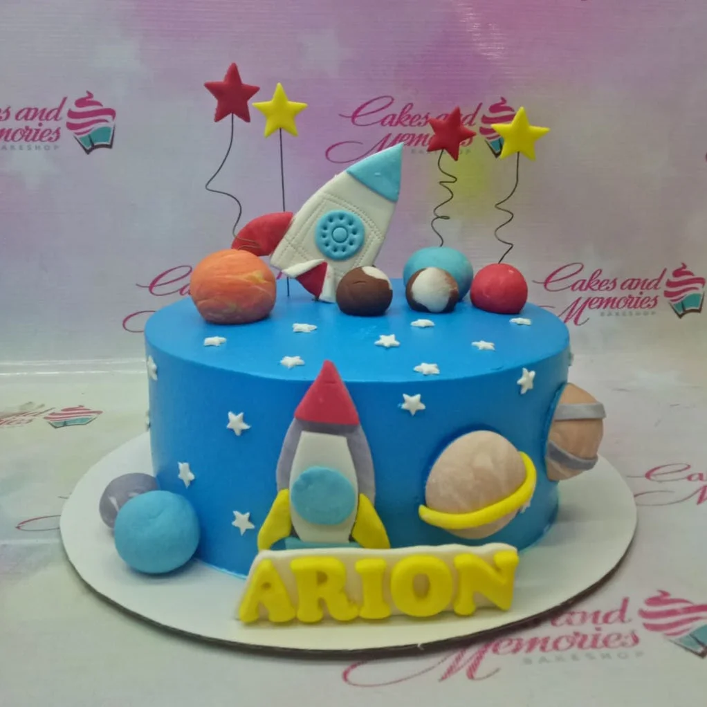 Space Rocket Science Cake Design