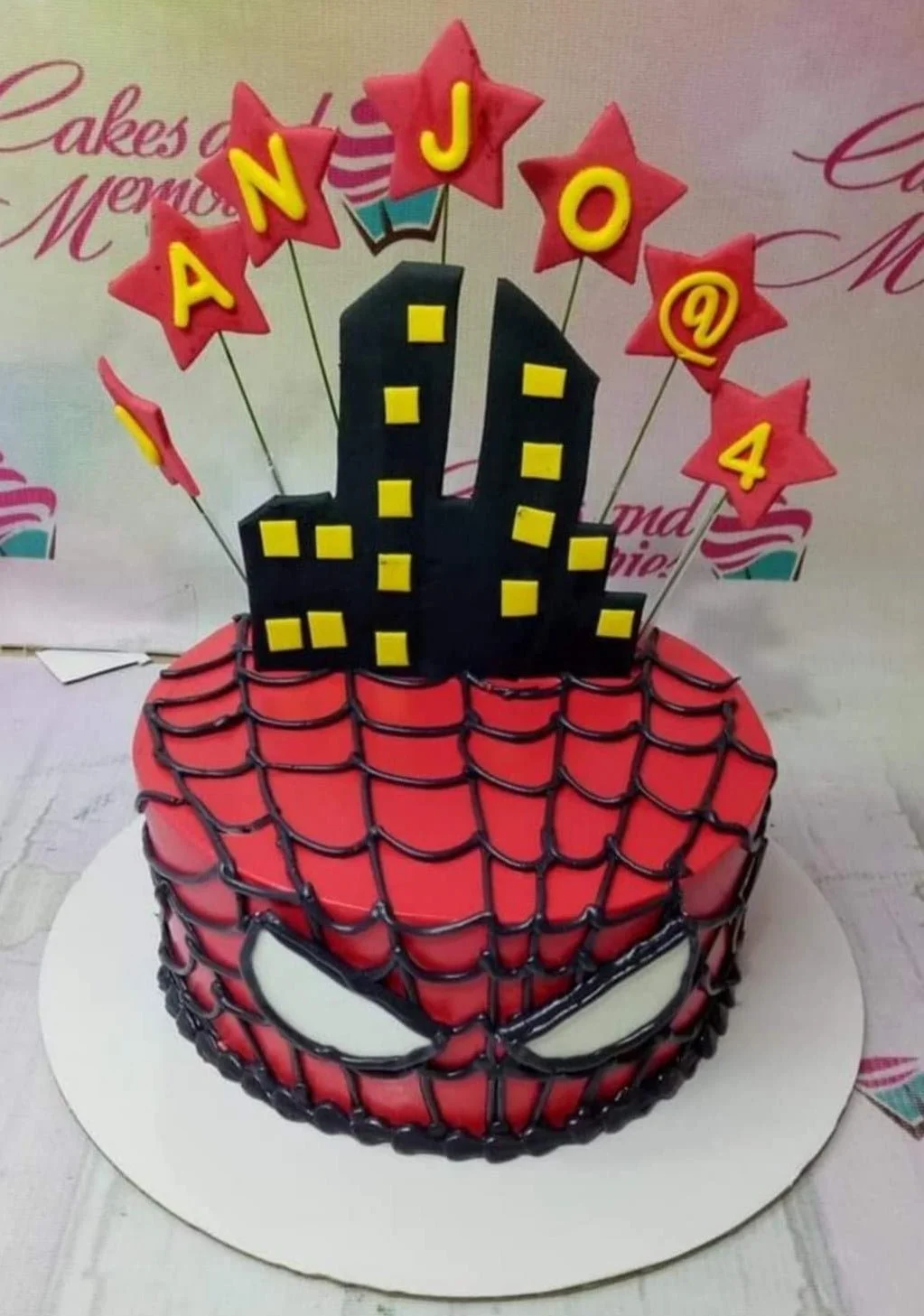 Spiderman Cake Spiderman Cake