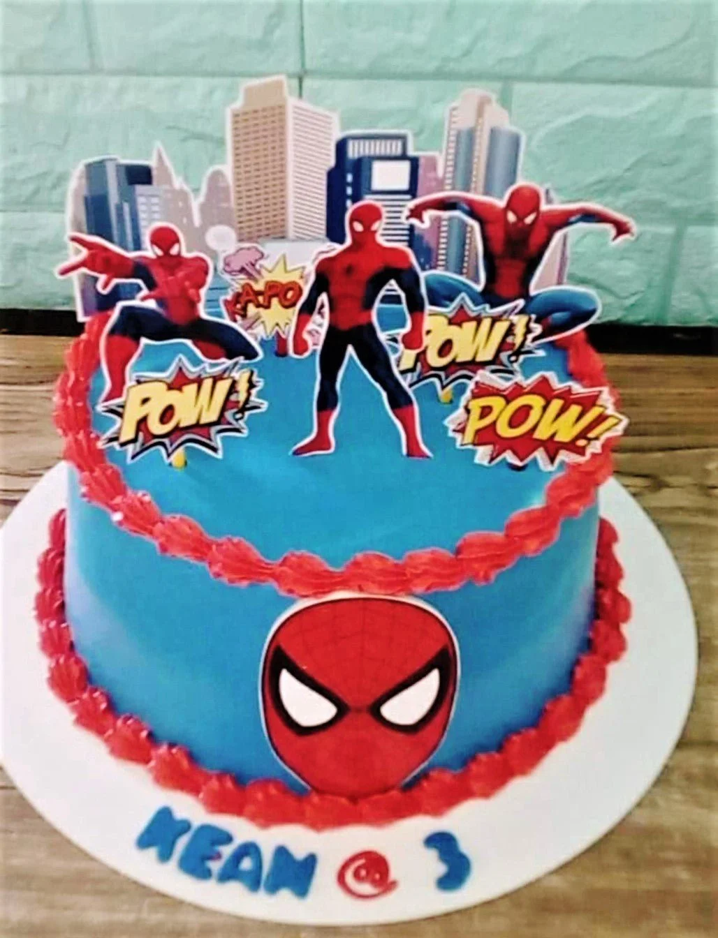 Spiderman Comics Cake Design
