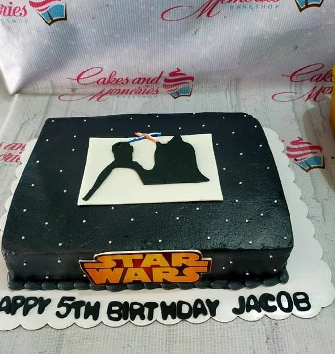 Star Wars Darts Cake Design