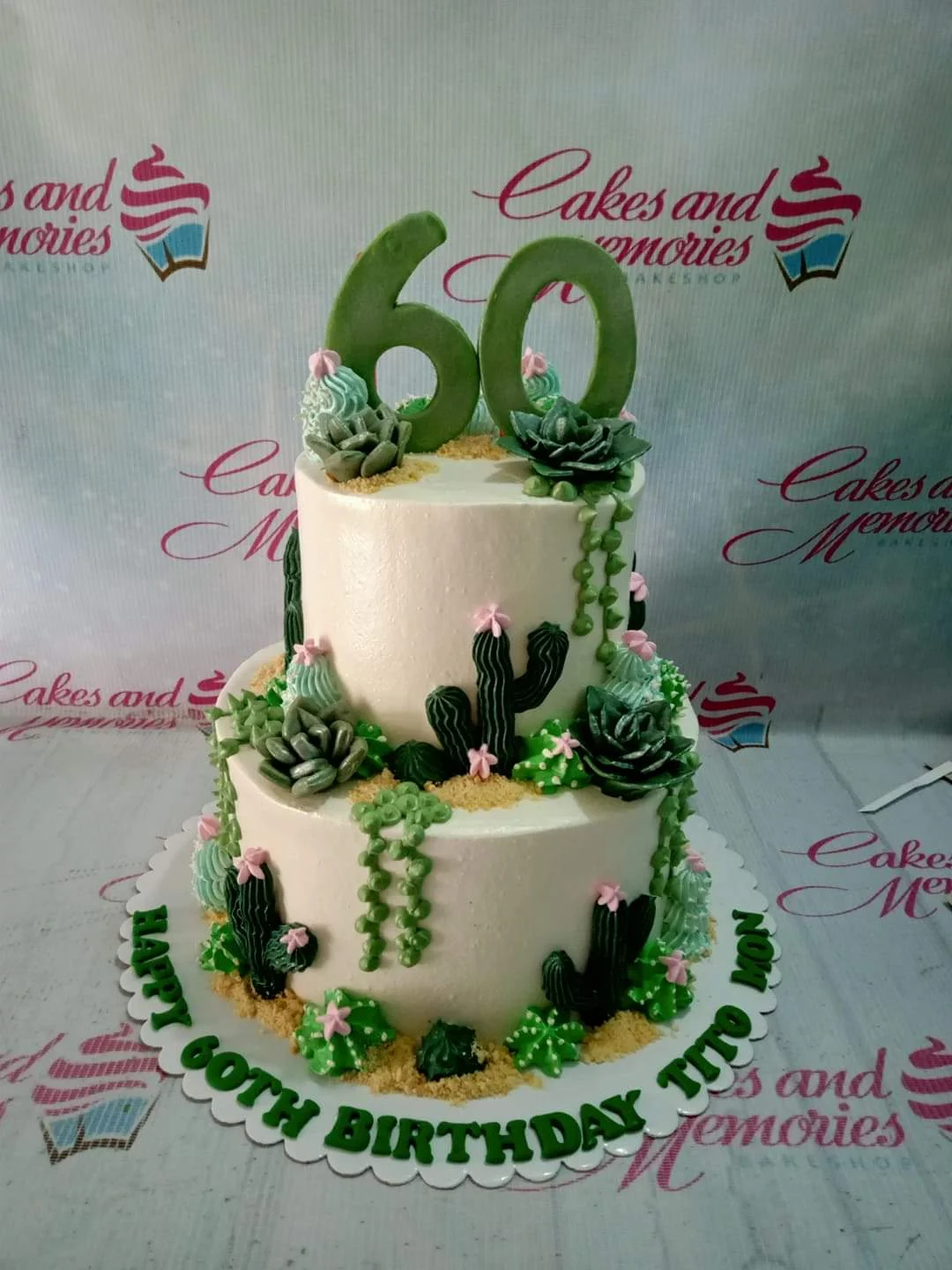 Succulent Cactus Cake Succulent Cactus Cake