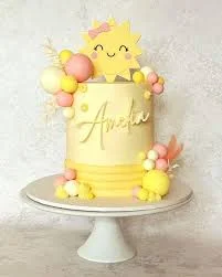 Sun Amelia Smiling Critters Cake Design