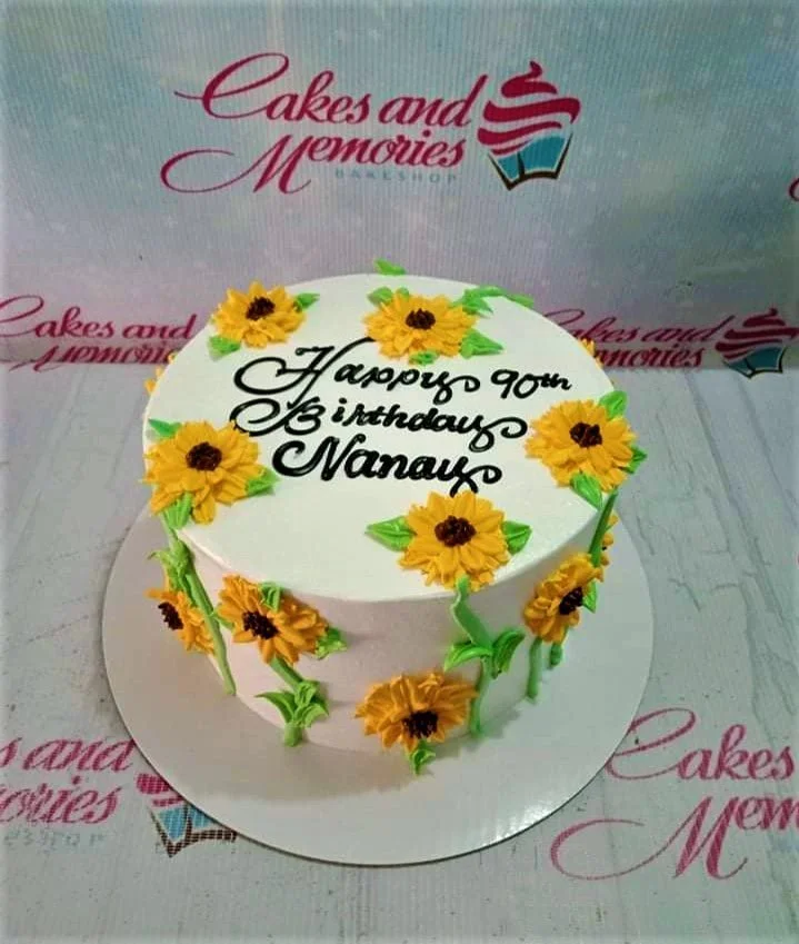 Sunflower Senior Cake