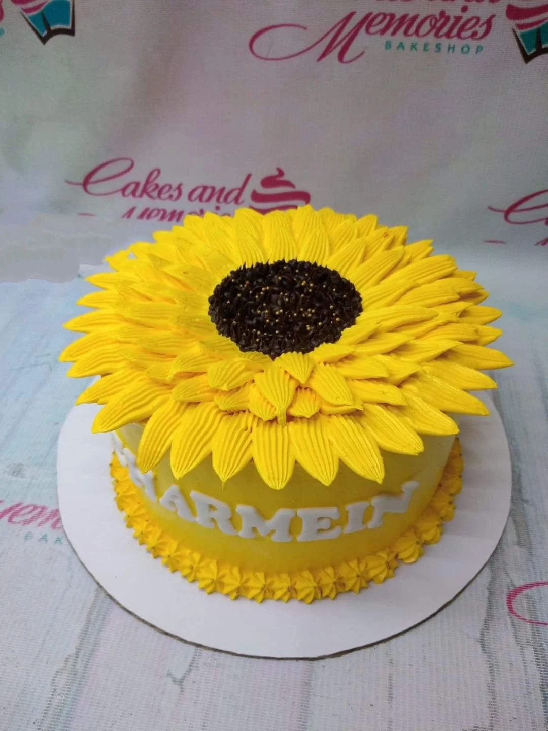 Sunflower Sunshine Cake Design