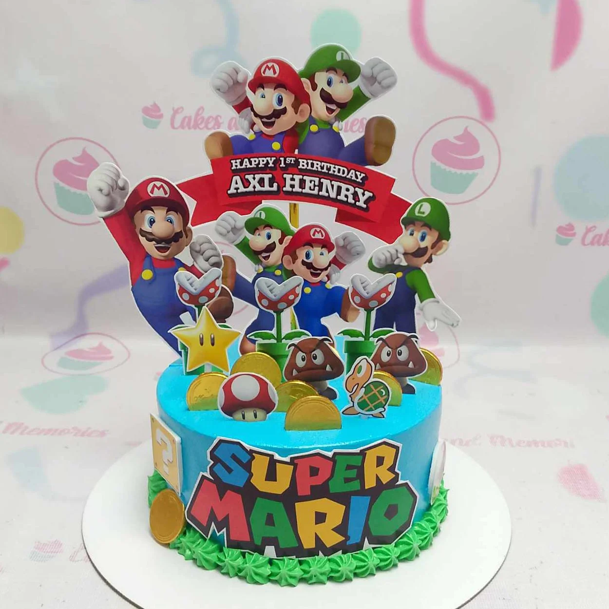 Super Mario Video Game Cake Design