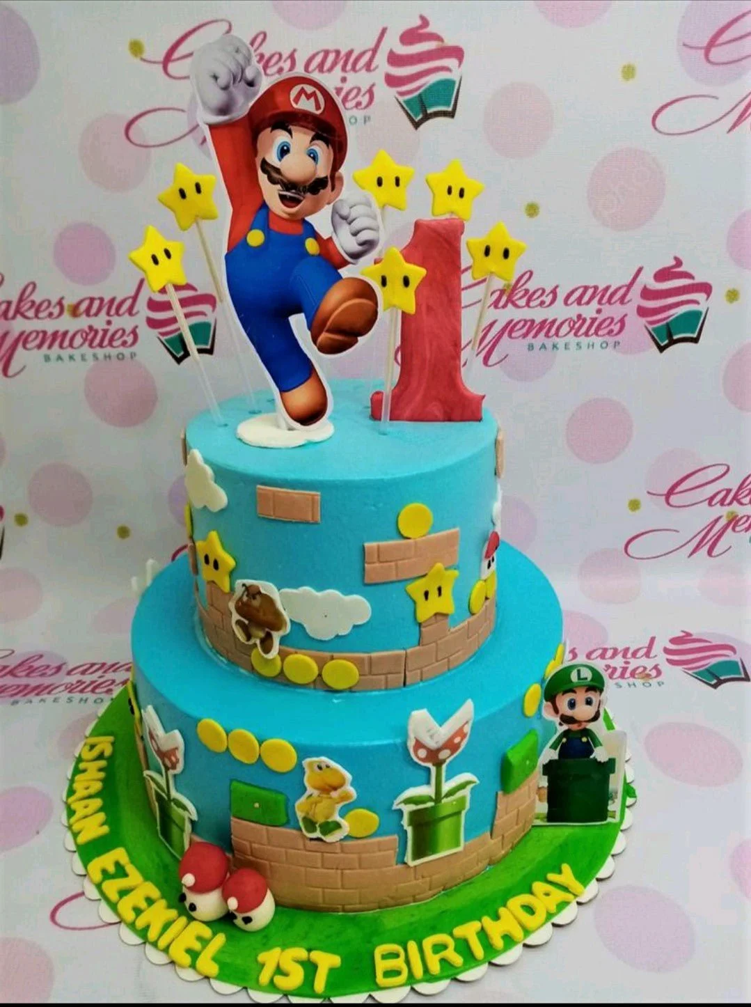 Super Mario Video Game Cake Design