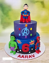 Superhero 6th Birthday Superman Cake Design