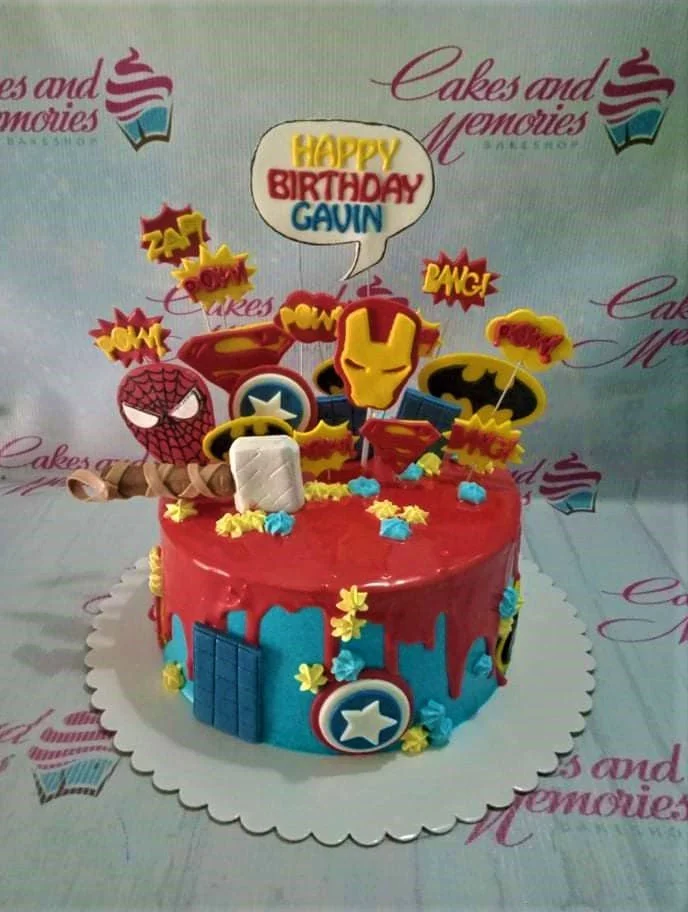 Superhero Justice League Cake Design