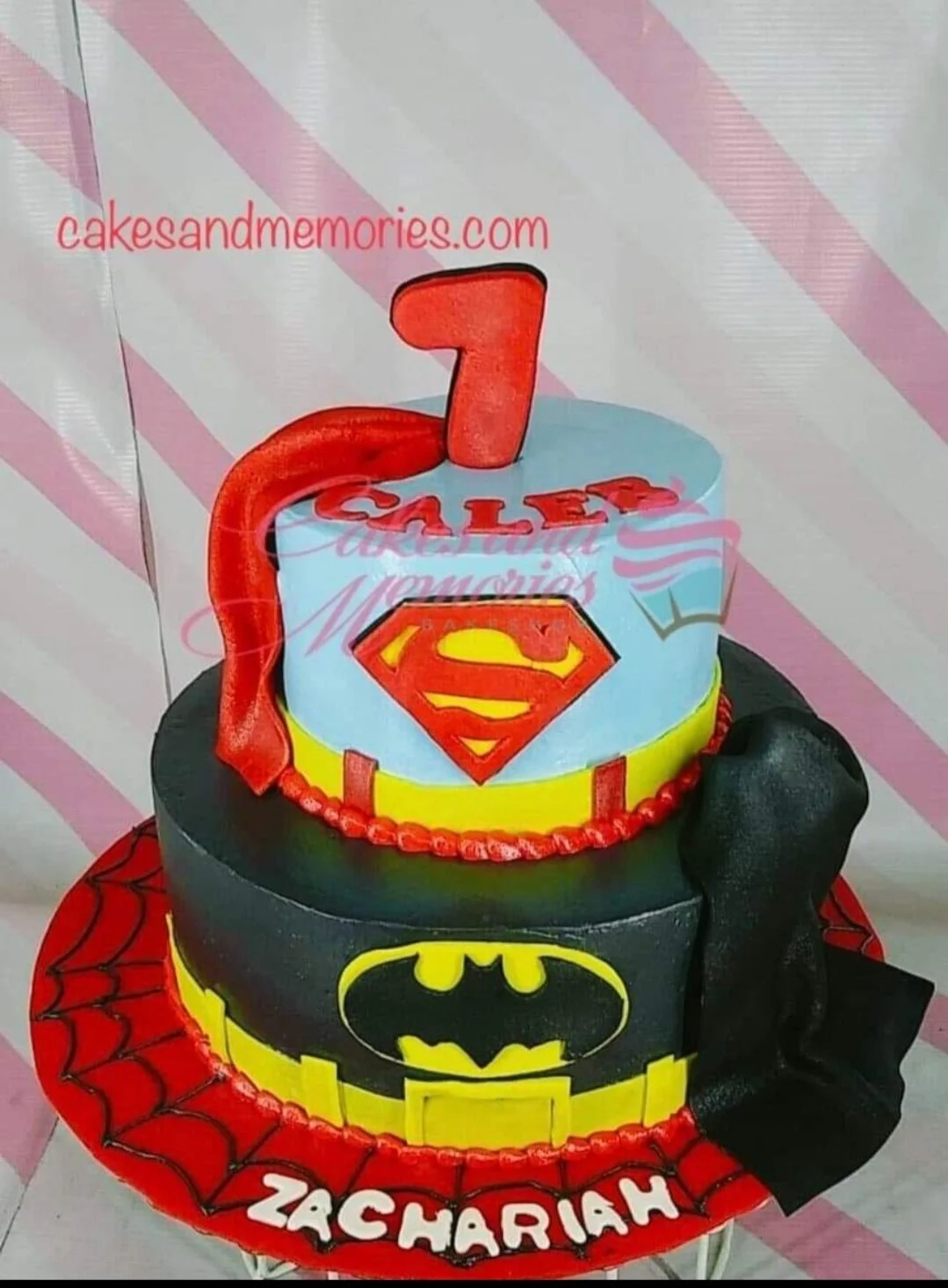 Superhero Super Jojo Cake Design
