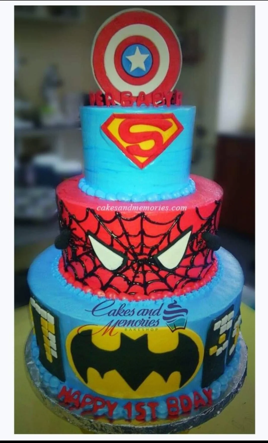 Superhero Big Hero Cake Design