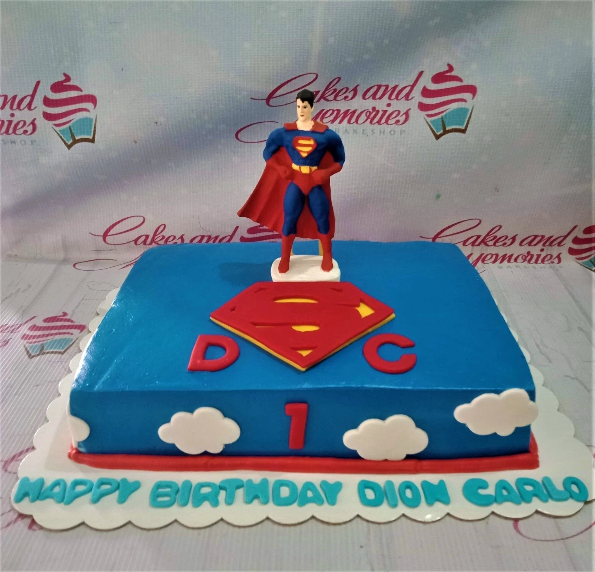 Superman Cake