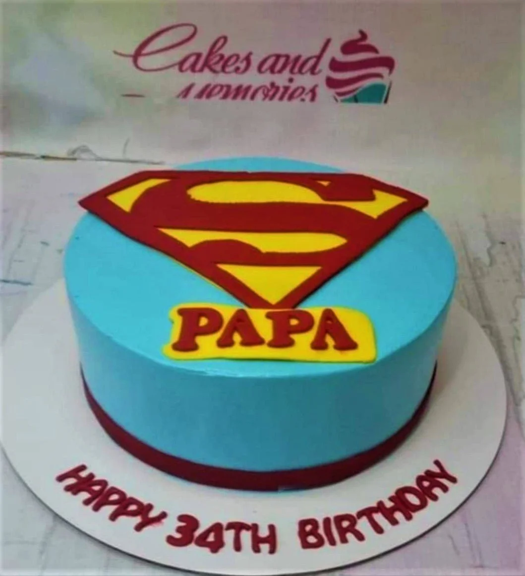 Superman Cake